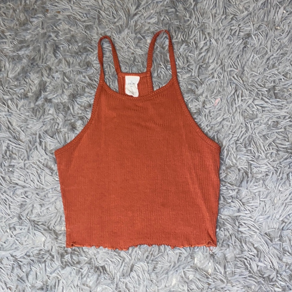 Tillys Womens Halter Crop Top
